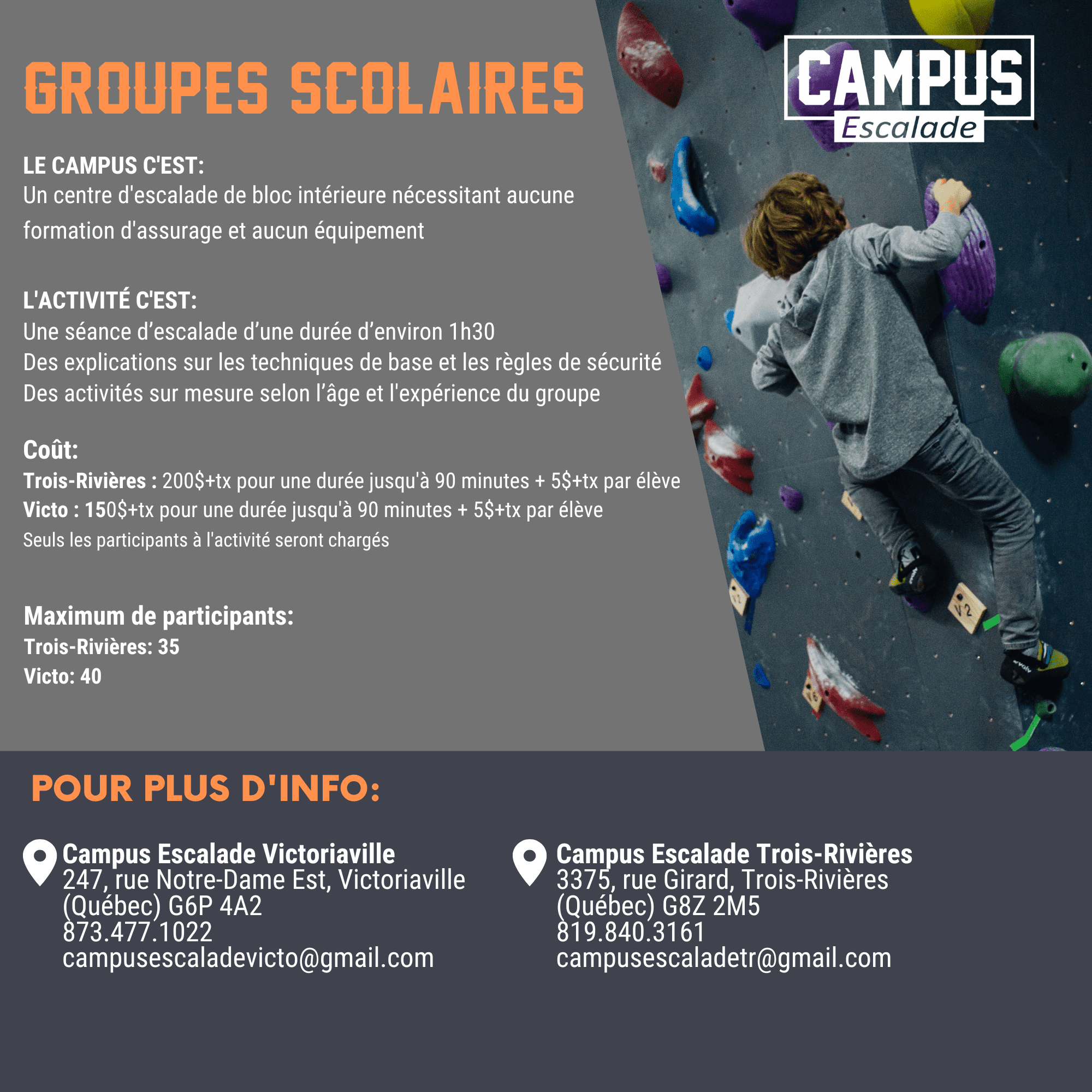 FLYER GROUPE SCOLAIRE VICTO 